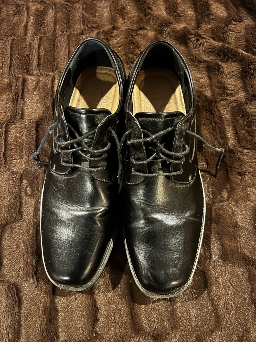 Kohl's Men's Black Lace-Up Oxfords